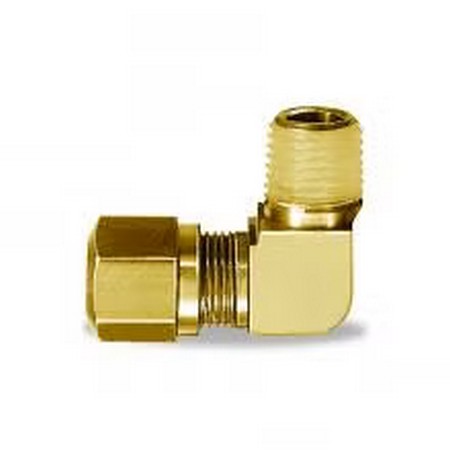 VEL 016944 :  Nylon Air Brake Male Elbow 1/4 X 1/4 for large image VEL016944