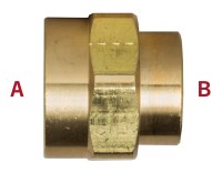 Red. Coup. 3/8"Tube-1/4"Thrd 119-CB