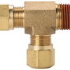 M Run T 3/8"Tube-1/4"Thread 1371-6B