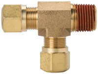 M Run T 3/8"Tube-1/4"Thread 1371-6B