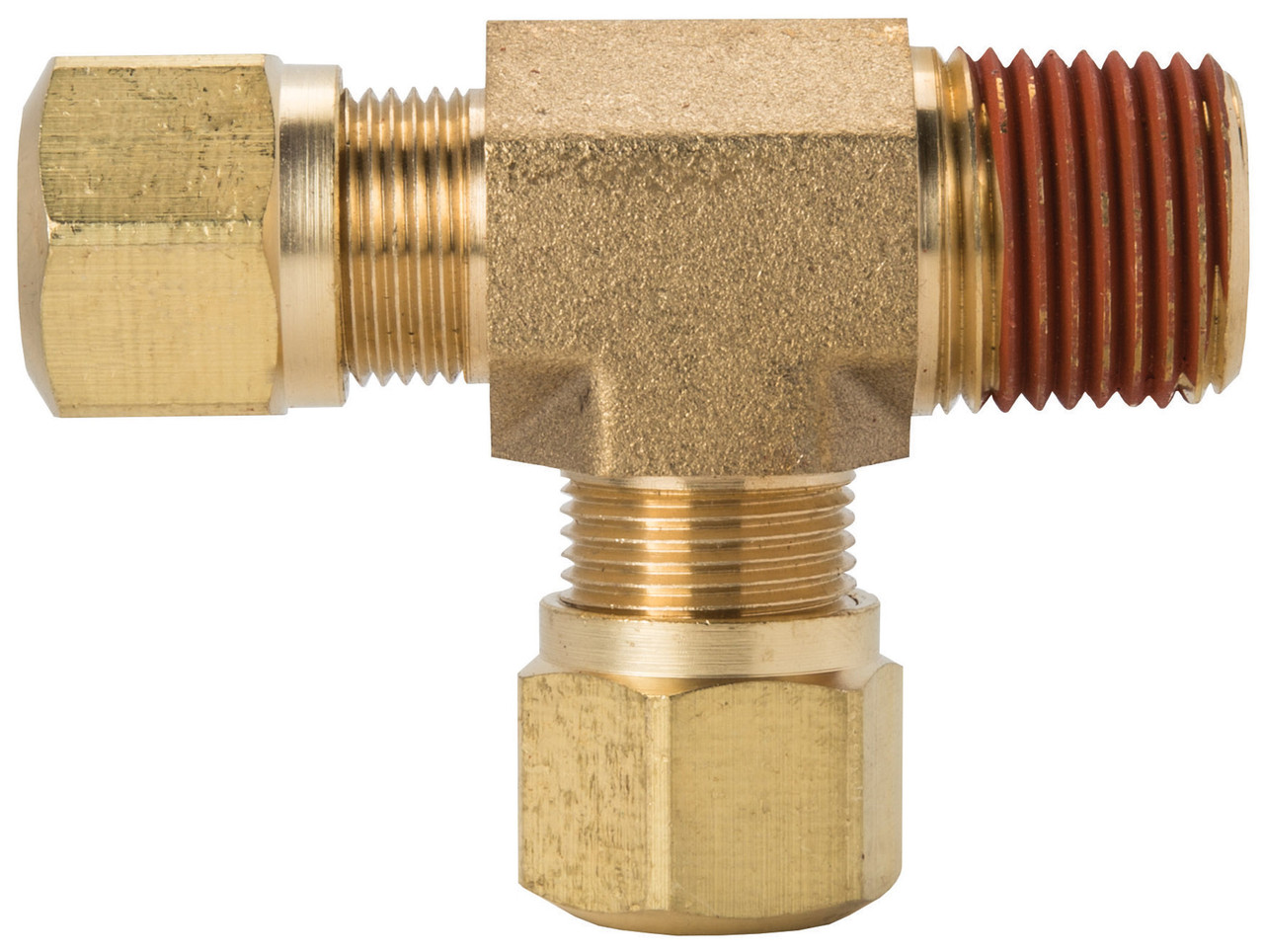M Run T 3/8"Tube-1/4"Thread 1371-6B