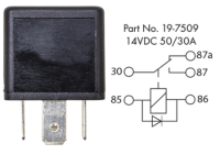 Relay - 14 VDC 50 Amp 19-7509