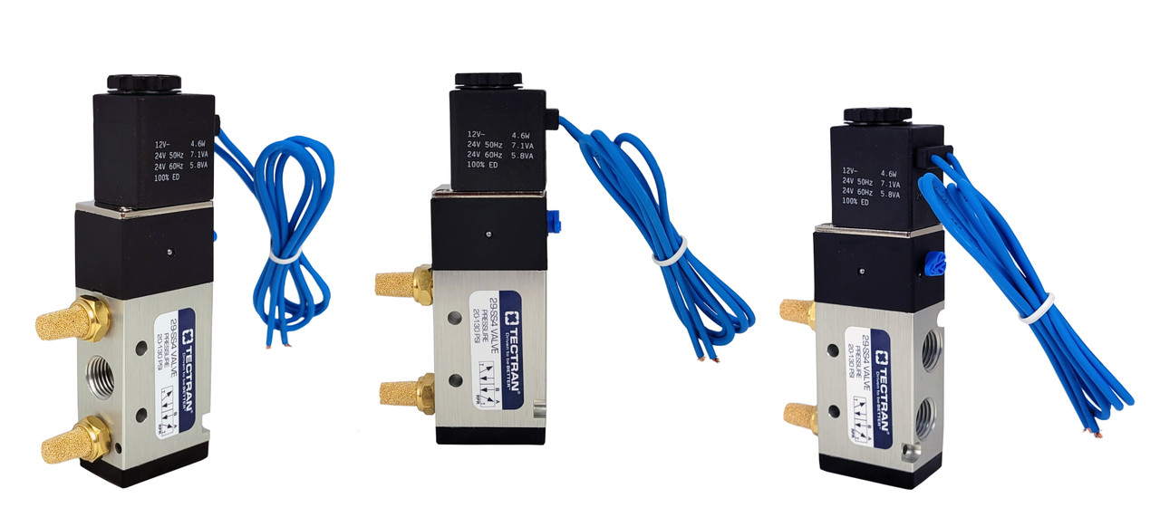 2 Pos/4 Way 12V Sol Valve-1/4 29-SS4
