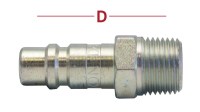 M Quick D Plug 3/8"Tube-3/8 36N6-6M