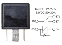 Relay - 14 VDC 50 Amp 19-7509