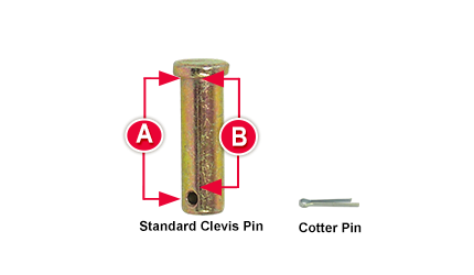 1/2" Pin For Clevis 2008-8