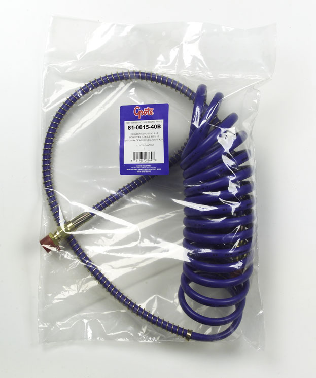 15' Coiled Air Single With 12" & 40" 81-0015-40B