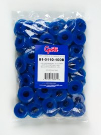 Polyeurethane Seal, Large Face, Blue, 81-0110-100B