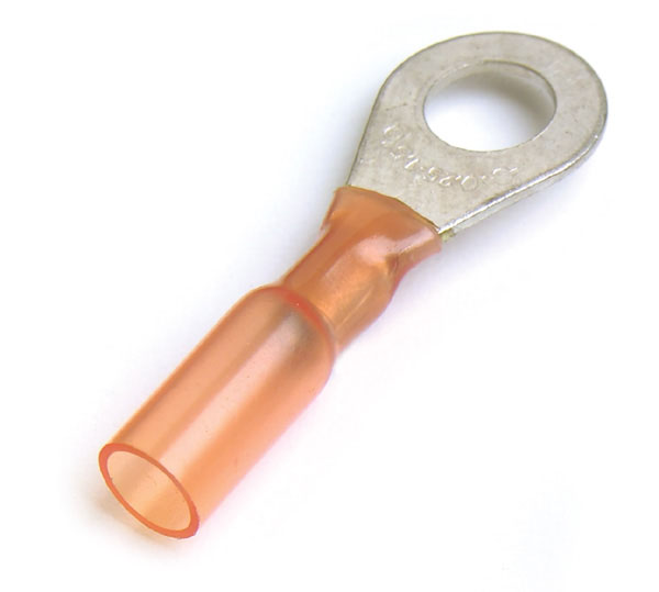 Heat Shrink Ring, 22-18 Ga, #10, Pk 50 83-2416
