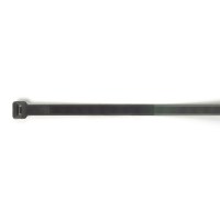Wide Strap Tie, Black, 9.1", 120 Lb, 83-6042