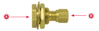 Frame Fitting 3/8 113-6AB