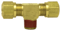 M Branch T 1/2"Tube-3/8"Thrd 1372-8C