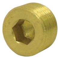 C'sunk Hex Head Plug 3/8"Tube 118-C