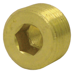 C'sunk Hex Head Plug 3/8"Tube 118-C