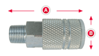 M Quick D Skt 1/2"Tube-1/2 36C8-8M