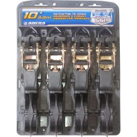 1"X10' 4 PACK RATCHET STRAPS 95005