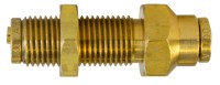 DOT AB Bulkhead Union 1/4"Tube PL1377-4