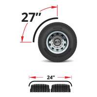 QUARTER FENDER 27" TRIANGLE MNT TFEN-Q11