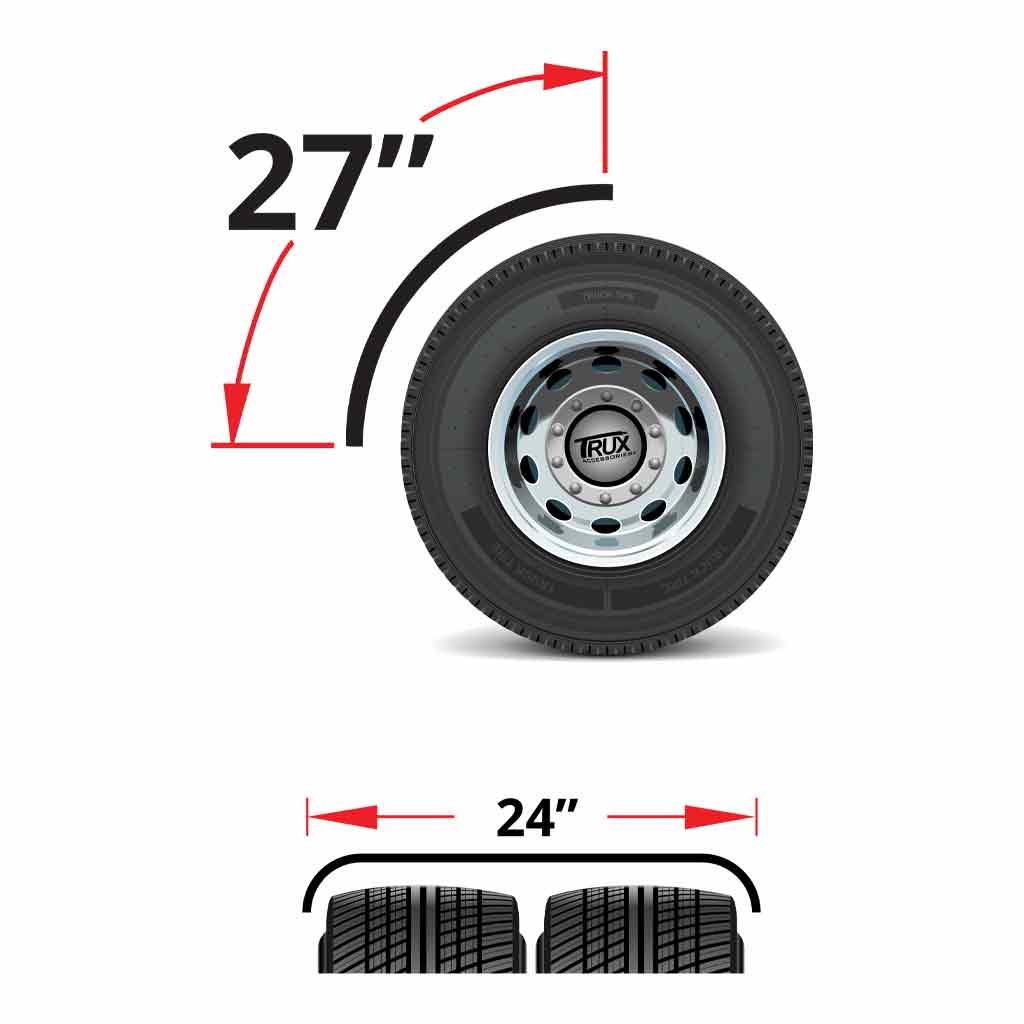 QUARTER FENDER 27" TRIANGLE MNT TFEN-Q11