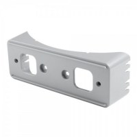 BRACKET, 6" RADIUS, GRAY, CORNER FOR