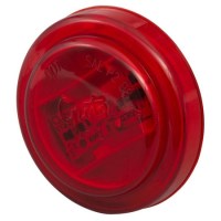 CLR/MKR LAMP, 2.5", RED, SUPERNOVA LED