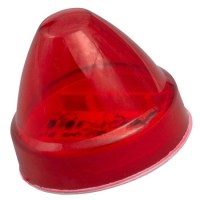 CLR/MKR LAMP, 2", RED, SUPERNOVA LED,