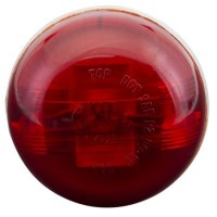 CLR/MKR LAMP, 2.5", RED, SUPERNOVA