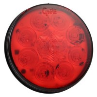 STT LAMP, 4", RED, SUPERNOVA LED, 10