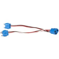 PIGTAIL, 9" Y ADAPTOR, FEMALE PIN