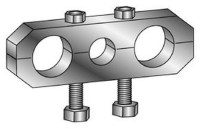 THREE HOSE CLAMP SEPARATOR
