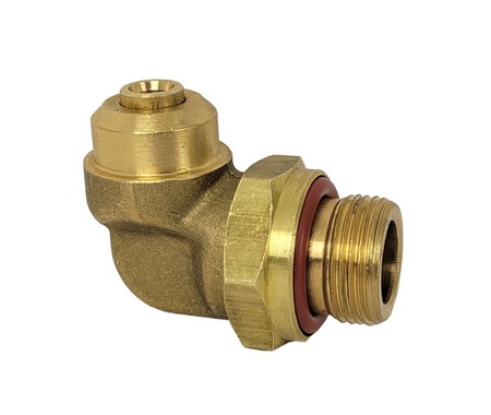D.O.T. Male Elbow W/Metric Threads