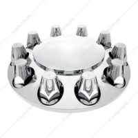 DOME CHROME FRONT AXLE COVER