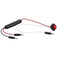CLR/MKR LAMP, RED, MICRONOVA DOT LED, 49362