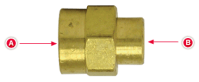 Red. Coup. 1/4"Tube-1/8"Thrd 119-BA