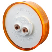 CLR/MKR LAMP, 2.5", YELLOW, HI COUNT G1033